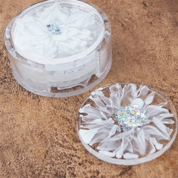 2021 DIY Cristal de Resina Epoxi Molde Redondo en el Coaster Coaster Caja de Almacenamiento Caja de Silicona Molde De Resina