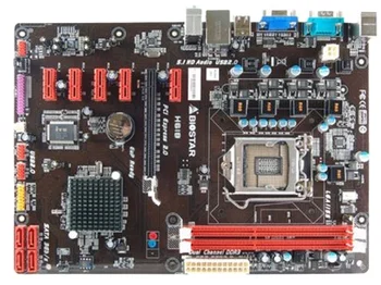 Socket LGA 1155 Para BIOSTAR TP61A H61 LGA1155 DDR3 6GPU 6PIC-E de minería de datos de la placa madre Socket LGA 1155 Para BIOSTAR TP61A H61 LGA115