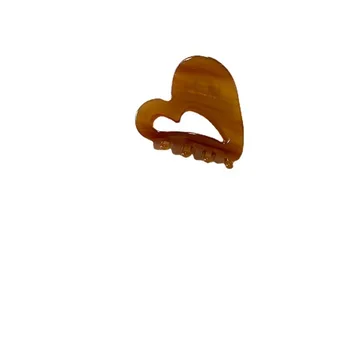 Corea del INS geométricas amor temperamento de ácido acético amor clip hembra de pelo rizado cola de caballo, una pinza para el cabello accesorios para el cabello Pelo Garras clip