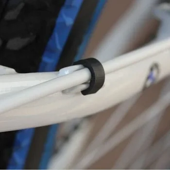 10pcs Para cable de freno/cambio de línea de asunto C-cierres de hebilla de plástico bicyle forma C clips de la Vivienda de la Manguera de MTB bicicleta de carretera de la Guía de BMX