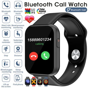 2021 Deportes Impermeable Reloj Inteligente Hombres Completa de la Pantalla Táctil Bluetooth SmartWatch de las Mujeres de la Llamada de Teléfono Para el iPhone IOS Android de Samsung