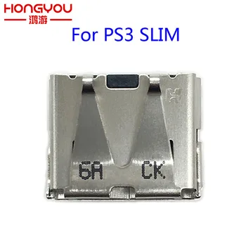 50Pcs HD Zócalo del Puerto Conector de Interfaz para Playstation 3 PS3 Slim CECH-3XX 3000 Compatible con HDMI Puerto