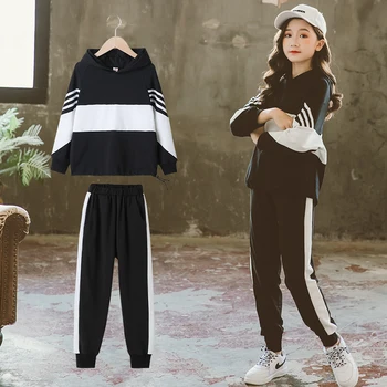Las niñas Trajes de Primavera 2021 Nueva Versión coreana De ropa Casual, Ropa para Niños Y la Salud de Ropa Para Chicos Y Chicas de Deportes de Dos Circulares