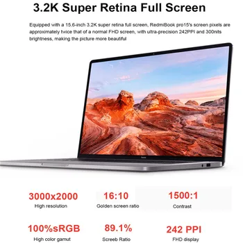 Xiaomi RedmiBook Pro de 15 de ordenador Portátil de 15.6