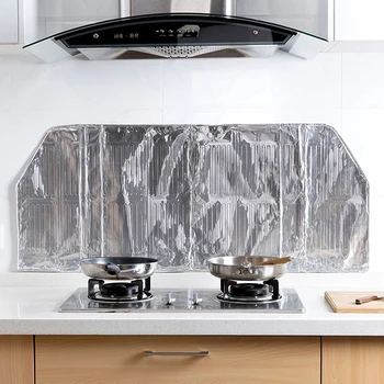 De Aluminio Plegable De Cocina, Estufa De Gas Placa Deflectora De Cocina Sartén Aceite De Protección Contra Salpicaduras De Pantalla Kichen Accesorios