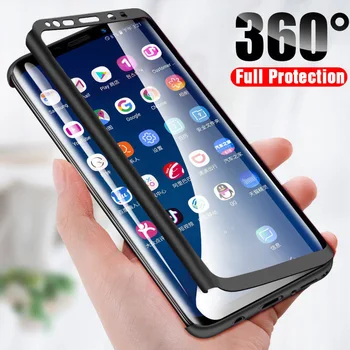 360 Grados de la caja del Teléfono De Huawei P Smart 2020 Mate 30 P40 P30 Lite E 4G 5G NOVA 7 6 7I SE Pro Y6P Y5P Y7P Con Pantalla de Vidrio de Caso
