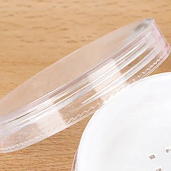 3Pcs Mini Polvo Suelto Cajas Portátiles de Maquillaje en Polvo Subpaquete Caso Cosmético de Viaje Botella con Hojaldre 20g