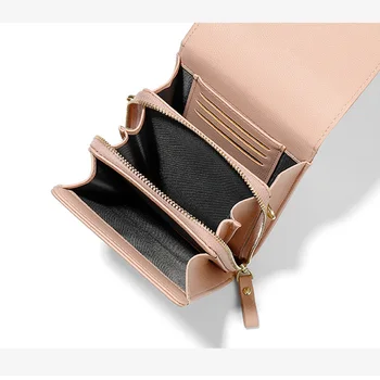 El Diseño de moda Pequeño Bolso de Hombro para Mujer de Verano Suave de la pu de Cuero Mini Crossbody Bolsas de Teléfono del Bolsillo de la Señora Bolso Portátil del Bolso