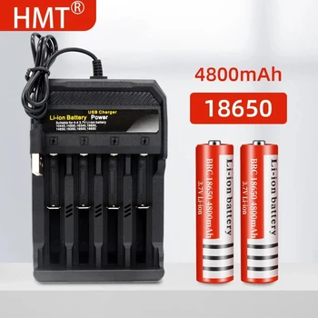 Batería 18650 batería de litio recargable de 3.7 V 4800mAh EvreFire de Alta potencia de la descarga de la batería Recargable de alta descarga