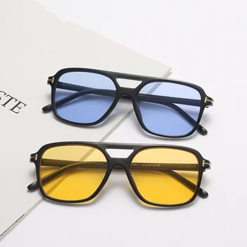 De alta calidad de las mujeres de la moda de 2021 tf logotipo rectángulo sunglassess mujeres hombres uv400 de la marca de diseñador de la vendimia de oculos de sol feminino