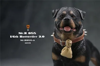 MRZ055 1/6 Rottweiler Modelo MOS Perro Mascota de la Estatua de la Escena Props los Accesorios se adaptan a 12