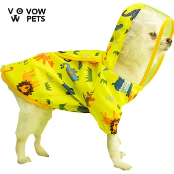 Cachorro de Perro Impermeable Impermeable Pies Llave en mano de Oso de Peluche De tamaño Medio Pequeño Perro Poncho de Lluvia para Mascotas Ropa VOTO Mascotas 2021