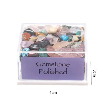 1 Cuadro lleno de Natural Áspero de Mineral de Cristal de Cuarzo Raw de piedras preciosas, Minerales Espécimen para la Fabricación de Joyas de la Energía de las Piedras de Enseñanza de la Geografía