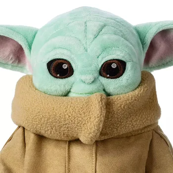 Disney Star Wars de Peluche de juguete de felpa Bebé Yoda figura Mandalorianas Yoda Muñeca de juguete Creativo Regalo Para el Niño