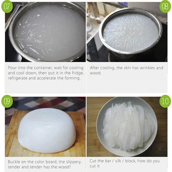 La jalea raspado raspador de roton macroporosa de acero inoxidable del hogar jelly cero cuchillo herramienta de jelly bean frío de fideos