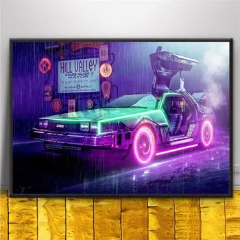 Los Cyberpunks Cartel En la Pared de la Auto Imagen de la Lona de la Moda Moderna pintura mural para la Sala de Juego de los Hombres Muchacho Regalo Impresiones