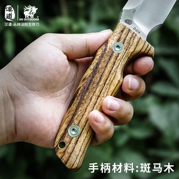 HX DOTDOORS cuchillo de Supervivencia campo multifuncional táctico cuchillo de auto-defensa de la supervivencia de la selva cuchillo