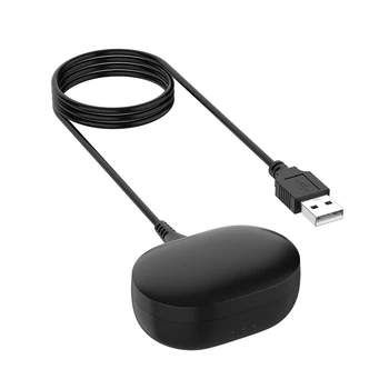 300mAh estuche de Carga USB Cargador con Cable de 1 Metro para Xiaomi Redmi AirDots TWS Auriculares Auriculares Inalámbricos Rápido de Caja de Carga