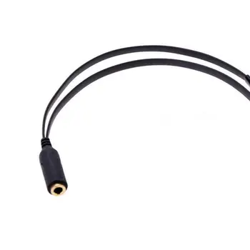 Cable Divisor para audífonos de 3,5 mm Jack de Audio Splitter Cable de Extensión Cable de 3.5 mm para los Teléfonos