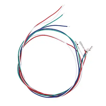 3/4PCS Cartucho de Cable Fono Lleva el Encabezado de Cables para Tocadiscos Phono Cabezal