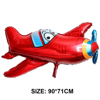 1 Pieza de OVNI Submarino Avión Cohete Espacial Astronauta de papel de Aluminio Globo Iarge Juego de Mango para Niños de Juguete de Regalo