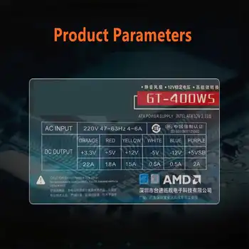 300W fuente de Alimentación de PC ATX SFX 24Pin Mini caja del Ordenador de Suministro de Energía de Apoyo 6Pin de Intel, AMD GT-400WS