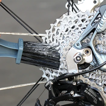 De plástico de Ciclismo Kit de Limpieza Portátil de la Cadena de la Bicicleta Limpiador de Bicicleta Cepillo de fregar de Lavado de la Herramienta al aire libre de MTB de la Bicicleta Herramienta de Limpieza