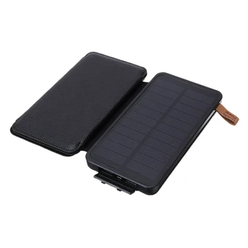 Uniiversal USB de Doble Puerto 2 3 4 Tabletas Solar Power Bank Caso Para el teléfono Celular Kit de BRICOLAJE Portátil Plegable Panel Solar Cargador