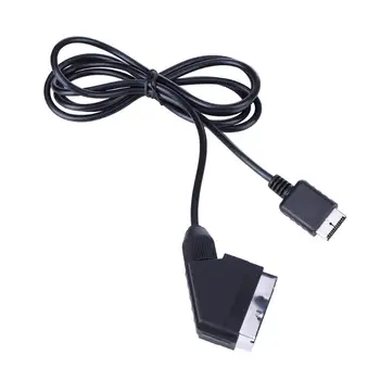 1.8 m RGB Scart Cable Para Sony Playstation PS1 PS2 PS3 TV AV Sustitución del Plomo de Conexión Juego de Cable de Alambre de PAL/NTSC de las Consolas de Nueva