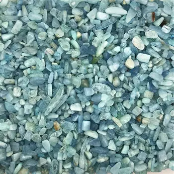 5-8mm 50g Natural Cayó de Cristal Aguamarina de Piedra de la piedra preciosa de Sanación Reiki Decoración de Piedras Naturales y Minerales