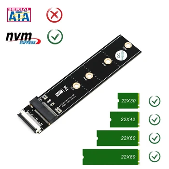 M. 2 NGFF Tecla M a Clave de Una + E Cable de Extensión M2 SSD Tarjeta de Adaptador de Extender extender Cable