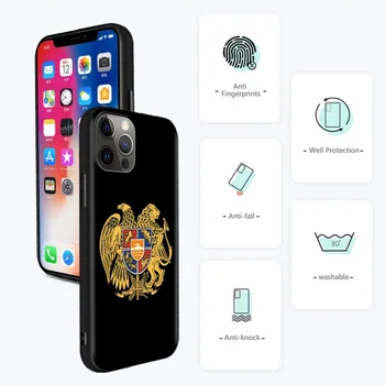 Armenia Armenios de la Bandera de Coque Teléfono Fundas Para el iPhone 12 11 Pro Max XR XS X 7 8 Plus SE Caso de la Cubierta Capa Guscio Shell