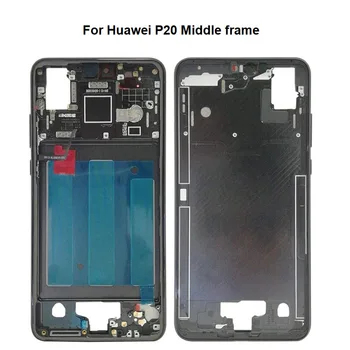 Nuevo Huawei P20 Pro Medio Marco de la Cubierta Frontal Embellecedor Chasis de Metal de Vivienda de la Placa Lcd Titular de la CLT-AL00 L09 L29