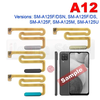 Para Samsung Galaxy A10S A11 A12 A107F A107 A115F A115 A125F A125 Original de la Casa el Botón Touch ID Sensor de huellas Dactilares Flex Cable