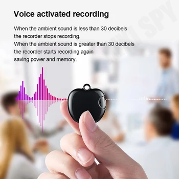 Grabadora de voz mini grabación de dictáfono micro de sonido de audio digital profesional de la unidad flash en secreto grabar pequeño dispositivo USB