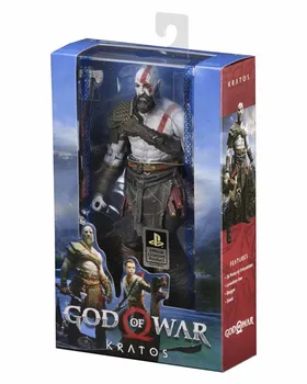 NECA PS4 Dios de la Guerra Kratos PVC Figura de Acción Coleccionable Modelo de Juguete