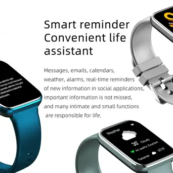 LIGE 2021 Reloj Inteligente 1.69 pulgadas Hombres Táctil Completa de Fitness Tracker IP67 impermeable Smartwatch Para Xiaomi Redmi Android, Apple, Huawei