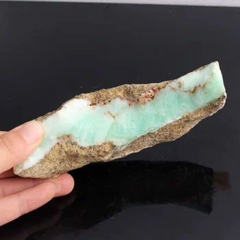 1PC Natural Verde Ópalo de Piedras Cayó de Cristal de Cuarzo Mineral Bruto Muestra Rockstone la Curación de Decoración para el Hogar
