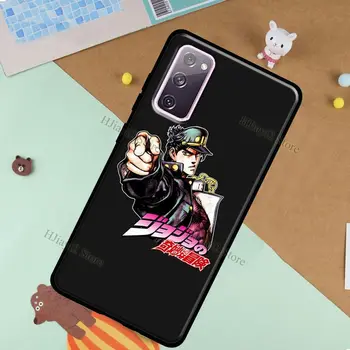 Jotaro Kujo Star Platinum JoJo Anime Para Samsung S20 FE S8 S9 S10 S10e S21 Caso Para la Galaxia Nota 20 Ultra Nota 10 Plus Coque
