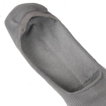 Calcetines invisibles de los Hombres zapatillas de verano corto de Silicona antideslizante para Hombres corte de baja de la no-muestran una alta tendencia calcetines Hit de ventas de las Novedades en Par