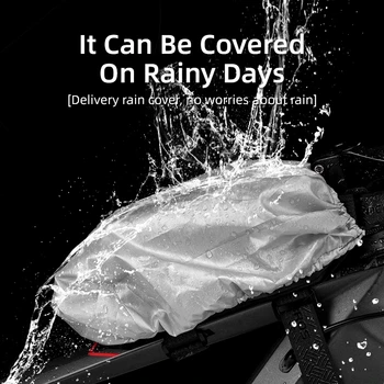 ROCKBROS Bicicleta Bolsa de burbuja de lluvia Para 4-6.5' parte Frontal del Teléfono Bolsa Especial para PC de Cáscara Dura Con Gratis protector de lluvia Motocicleta Accesorios de Moto