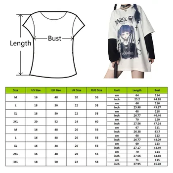 La moda Gótica ropa Sexy Hembra Suelta a las Mujeres T-shirt Punk Dark Grunge Streetwear camiseta Gótica Camisetas Harajuku Ropa