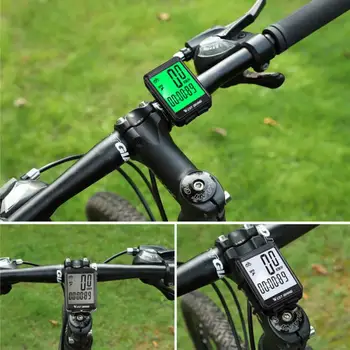 2.1 pulgadas Cycling Computer Cableado Inalámbrico Luminoso Bicicleta Velocímetro Bluetooth Ciclo de Perseguidor Impermeable de la Carretera MTB Bicicleta Odómetro