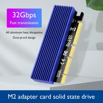 M. 2 PCIE NVMe Adaptador de la Tarjeta Vertical de Convertidor Externo Tecla M SSD para Equipos con Adaptador de PCIE Equipo de Expansión de Tarjetas M2