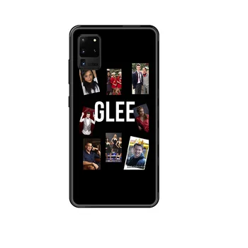 Musical de TELEVISIÓN Glee caja del Teléfono Para Samsung Galaxy S 3 4 5 6 7 8 9 10 Plus Lite negro del Borde suave de tpu de parachoques celular de cubierta de la moda