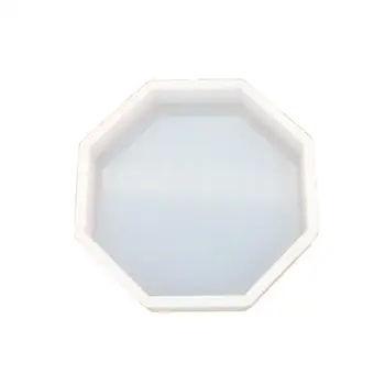 Mini Molde de Silicona Nórdicos Geometría Estilo Molde DIY Cristal Epoxi Mesa Octogonal Conjunto de moldes de Alta Espejo de Yeso Molde Concreto