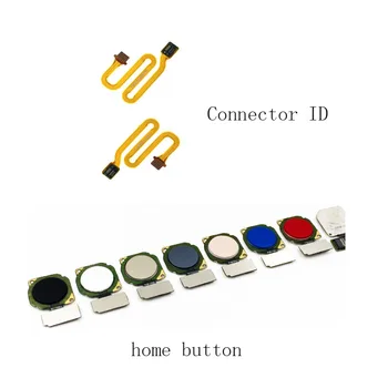Nuevo de alta quanlity Para huawei p20 lite Sensor de huellas Dactilares Conector del lector Touch ID de Inicio Botón Flex Cable para huawei nova 3e