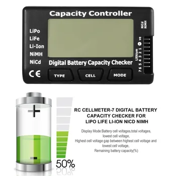 Universal RC CellMeter-7 Digital de la Batería de la Capacidad de Corrector De LiPo de la Vida de Li-ion baterías de Nicd NiMH Voltaje de la Batería Probador de Comprobación