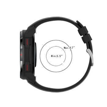 1 Reemplazo de Pc Deporte de Silicona Banda Reloj de la Correa de Muñeca para Huawei Honor GS Pro Smart Watch Ajustable correas de relojes