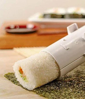 NUEVO Sushi Maker Rodillo de Molde de Arroz de Sushi Bazooka Verdura Carne Rolling Sushi Herramienta de BRICOLAJE de Sushi que hace la Máquina de Cocina de Sushi Herramienta